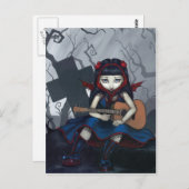 「悲しい悲しい歌」のはがき ポストカード (正面/裏面)