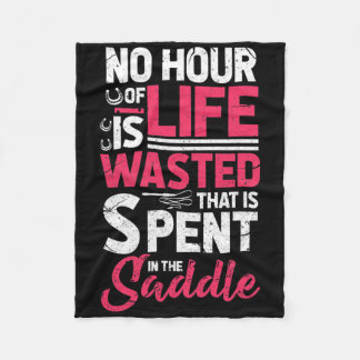 悲しい時に費やされる命の無駄はない フリースブランケット