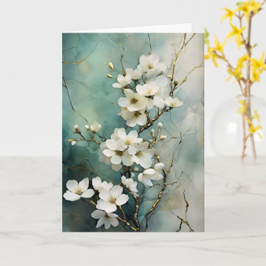 悲しい時の同情カード カード (黄色い花)