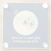 悲しい月 ガラスコースター (裏面)