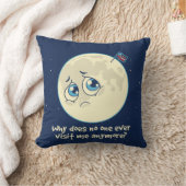 悲しい月 クッション (ブランケット)