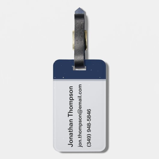 悲しい月 ラゲッジタグ (裏面縦)