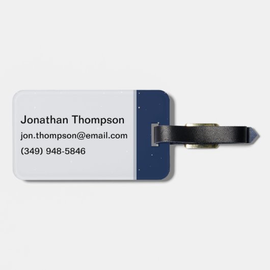 悲しい月 ラゲッジタグ (裏面横)