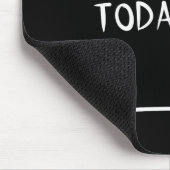 悲しい棒人間 今日は父の日なのでスキーはお休み マウスパッド (コーナー)