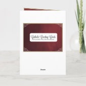 悲しい母のグリーティングカード付き/祈りの言葉 カード (裏面)