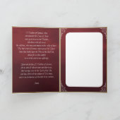 悲しい母のグリーティングカード付き/祈りの言葉 カード (内部)