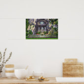 悲しい母の聖域の洞窟ビュー ポスター (キッチン)