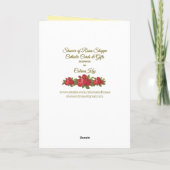 悲しい母マリア カード (裏面)