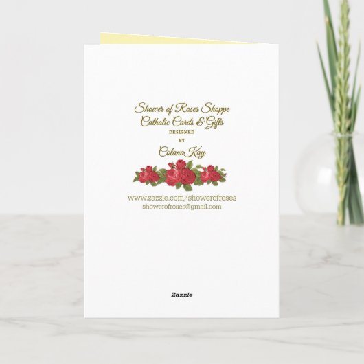 悲しい母マリア カード (裏面)