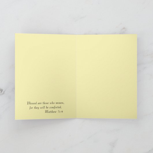 悲しい母マリア カード (内部)