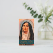 悲しい母祈りの言葉カード コーリングカード (スタンド正面)