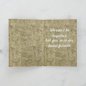 悲しい涙の多い恋しく思ブラッドハウンド カード (内部)