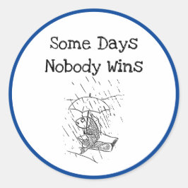 悲しい漫画の魚の悪い日悔やみや弔慰 ラウンドシール