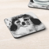 悲しい犬 コースター (左側)