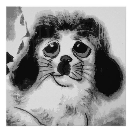 悲しい犬 ポスター (正面)