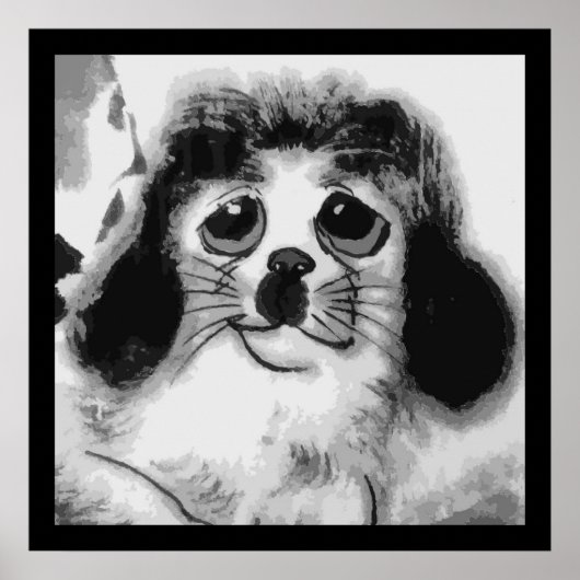 悲しい犬 ポスター (正面)