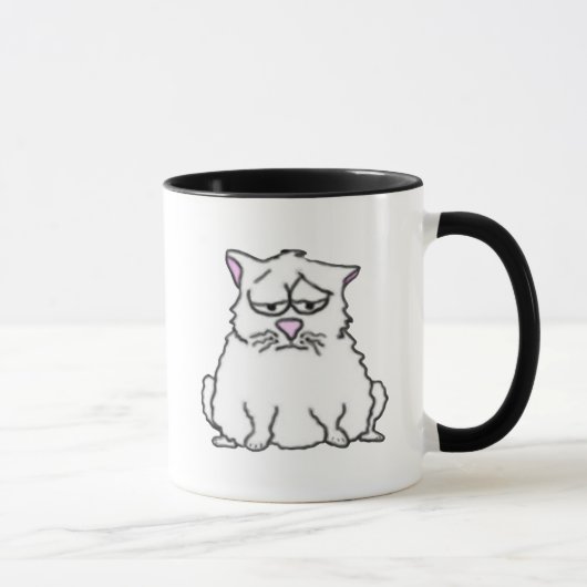 悲しい猫のマグ マグカップ (右)