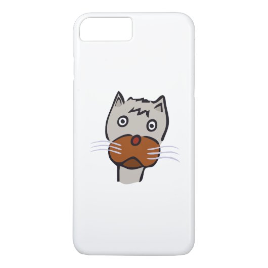 悲しい猫の漫画 Case-Mate iPhoneケース (裏面)