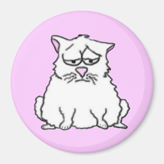 悲しい猫の磁石 マグネット (正面)