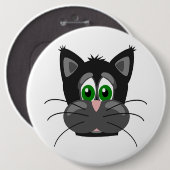 悲しい猫ボタン 缶バッジ (正面&裏面)