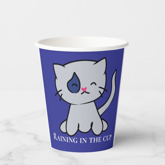 悲しい猫 紙コップ (正面)