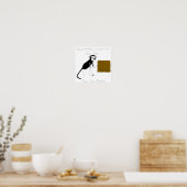 悲しい猿は彼の幸運のポスターに載っている ポスター (キッチン)