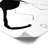 悲しい猿は彼の幸運のポスターに載っている ポスター (角)