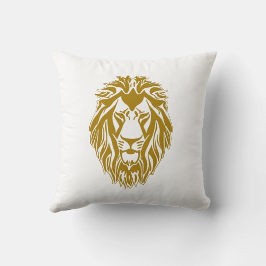 悲しい獅子金頭 クッション (裏面)
