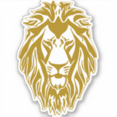 悲しい獅子金頭 シール (正面)