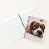 悲しい目のコッカースパニエル犬犬 ノートブック (内部)