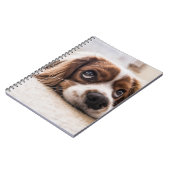 悲しい目のコッカースパニエル犬犬 ノートブック (左側)