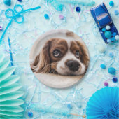 悲しい目のコッカースパニエル犬犬 ペーパープレート (パーティー)