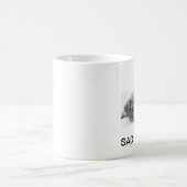 悲しい目の子犬 コーヒーマグカップ (中央)