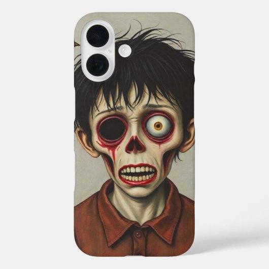 悲しい目をした少年 Case-Mate iPhoneケース (裏面)