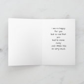 悲しい私は"移動遠くに"と恋しく思もす! カード (内部)