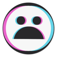 悲しい絵文字ブラック