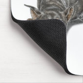 悲しい罪悪感に満ちたドバーマン マウスパッド (コーナー)