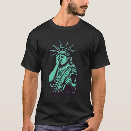 悲しい自由の女神 Tシャツ (正面)