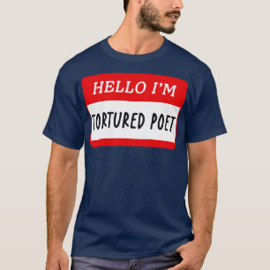 悲しい詩人のTシャツを見て挨拶する Tシャツ