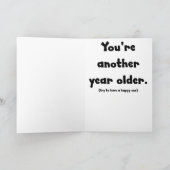 悲しい誕生日 カード (内部)