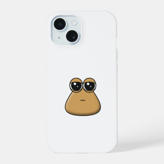 悲しい赤ちゃんぷー iPhoneケース iPhone 15ケース (裏面)