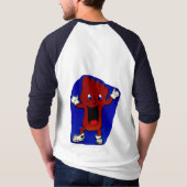 悲しい足、幸せな足 Tシャツ (裏面)