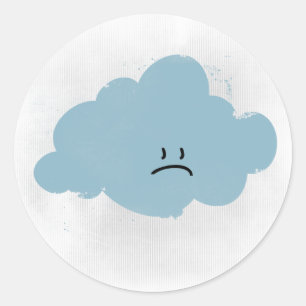 悲しい雨雲 ラウンドシール
