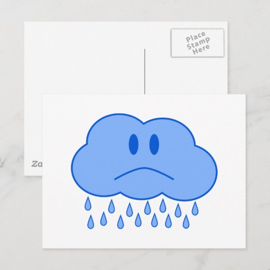 悲しい雲 ポストカード (正面/裏面)
