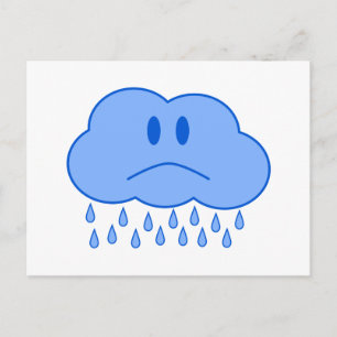 悲しい雲 ポストカード