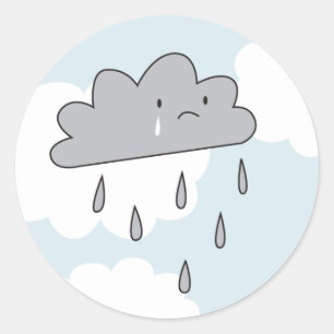 悲しい雲 ラウンドシール