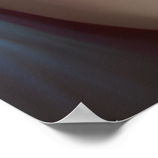 悲しい顔とブルーティアーズAIが生み出したアートワーク ポスター (角)