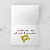 悲しい顔のバセットおもしろいハウンドは良いカードを得る カード (内部)