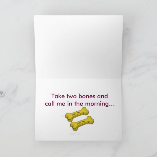 悲しい顔のバセットおもしろいハウンドは良いカードを得る カード (内部)