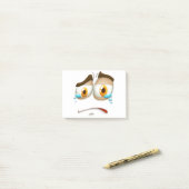 悲しい顔表現 ポストイット (デスク上)